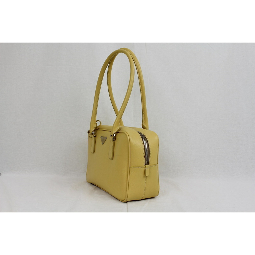 Prada Lux Handbag Saffiano Yellow - Picture 3 of 7